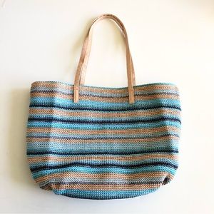 Avon Woven Striped Bag